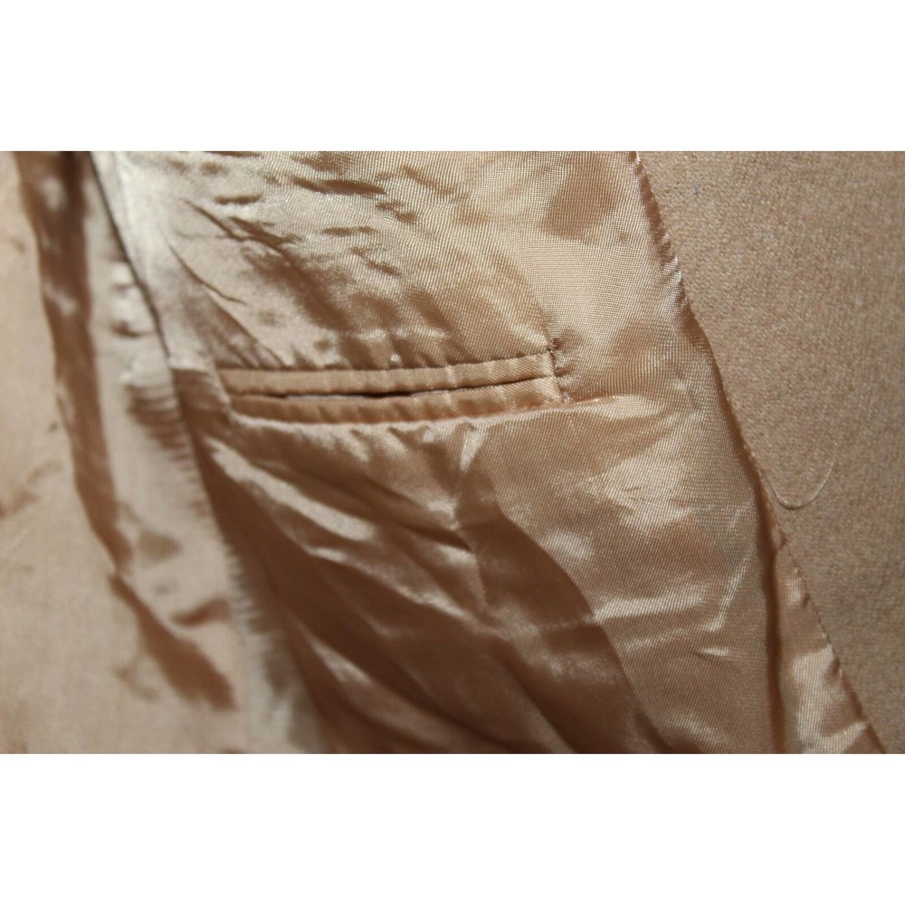 Brooks Brothers Camel Hair Boyfriend Blazer Jacket Italian Tan Women's 8 H14486 - Picture 11 of 12